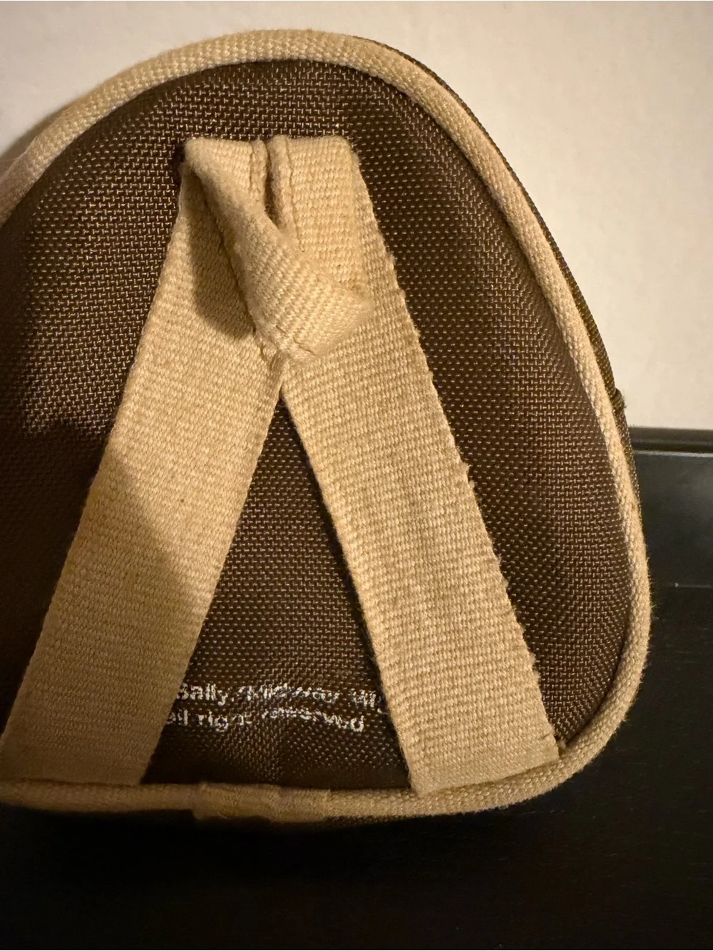 Pac-Man High Score Brown Coin Pouch Vintage 1980